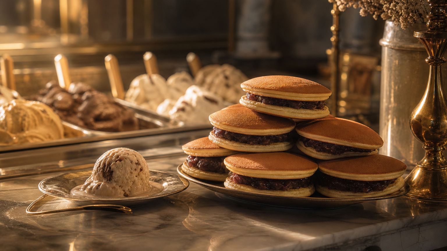 Dorayaki, the Japanese pancakes to make at home and fill with a favorite gelato