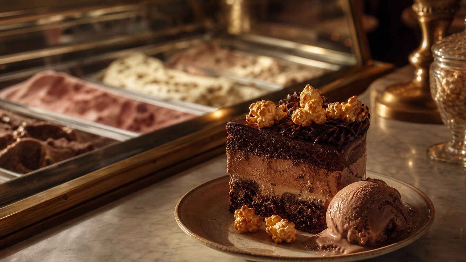 Movie-Night Cake: the Sofa-Evening Dessert That Shifts Gear with a Scoop of Gelato