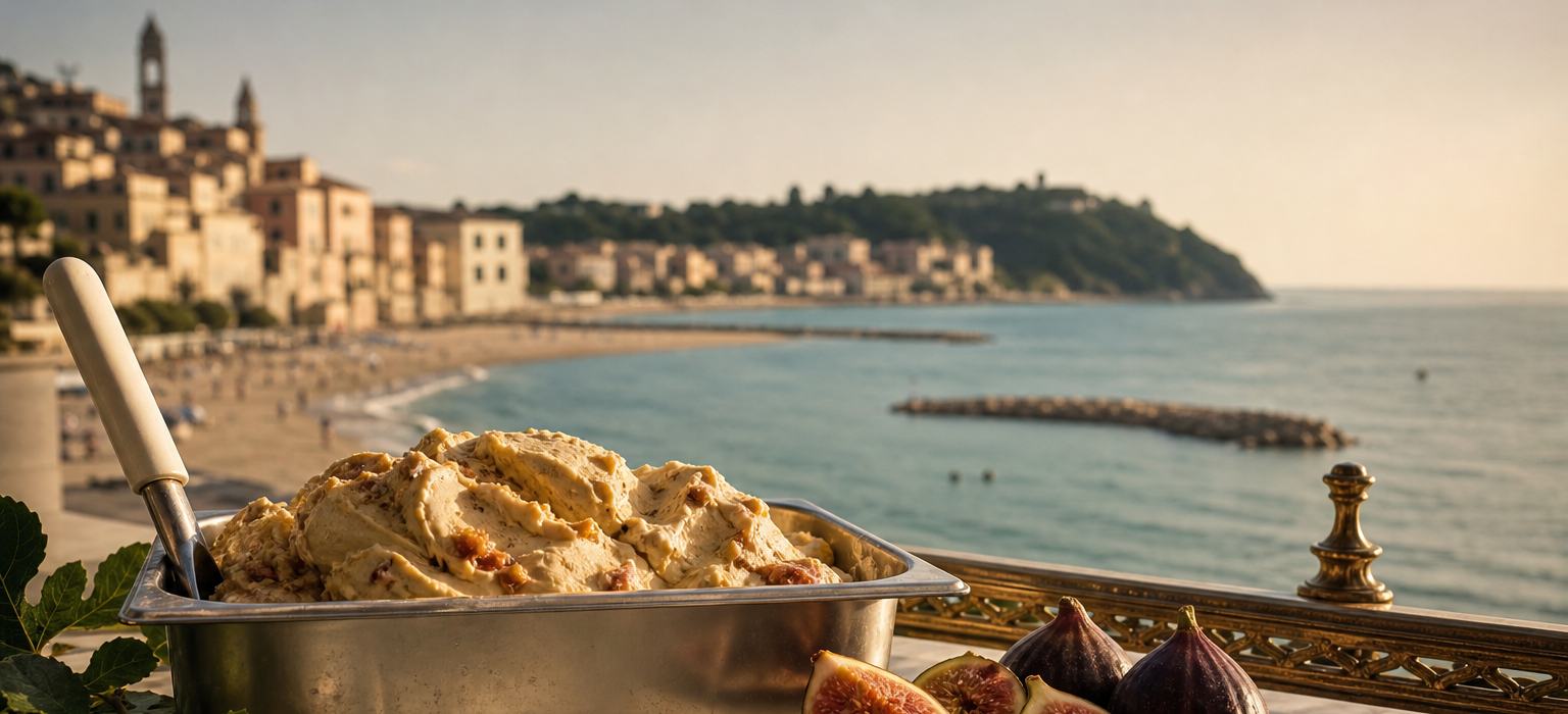 fig and local ingredients: artisanal gelato in Marche