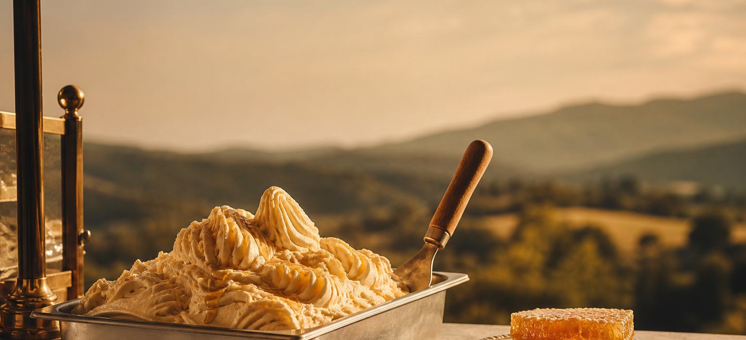 honey and local ingredients: artisanal gelato in Molise