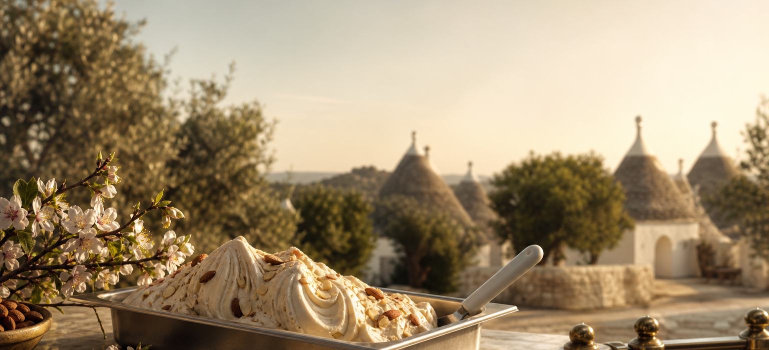 Mandorla e ingredienti del territorio: il gelato artigianale in Puglia