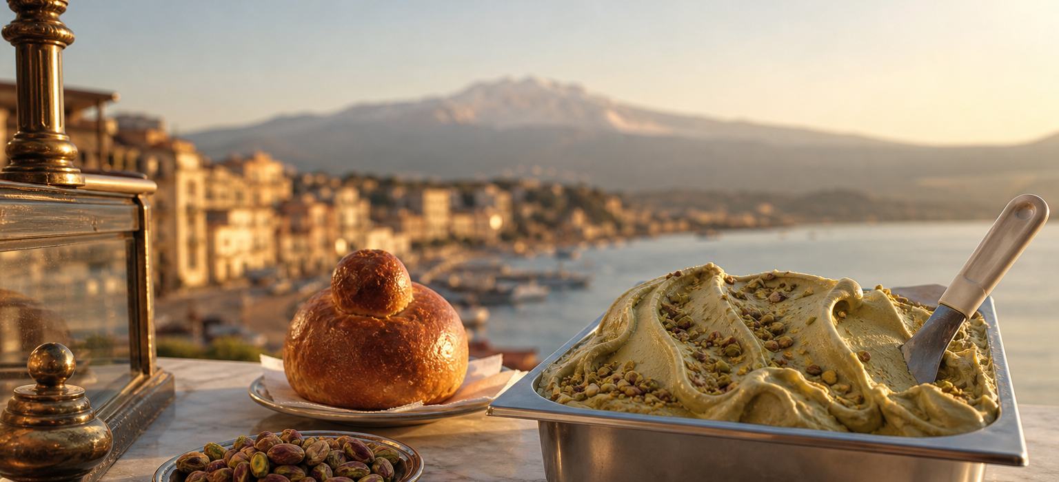 Pistacchio e ingredienti del territorio: il gelato artigianale in Sicilia