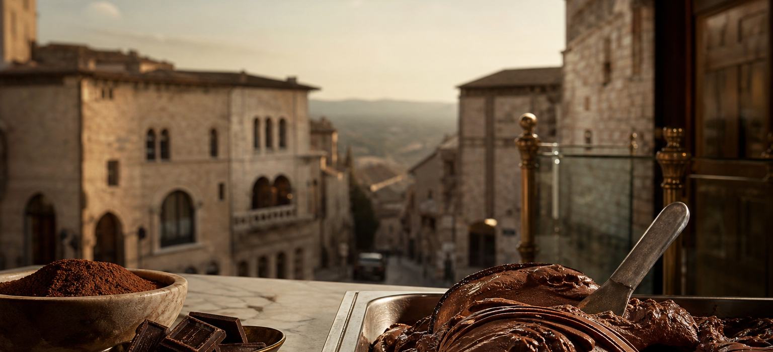 Fondente e ingredienti del territorio: il gelato artigianale in Umbria